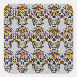 Day of the dead stickers