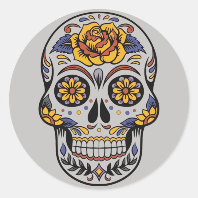 Day of the dead stickers (Front)