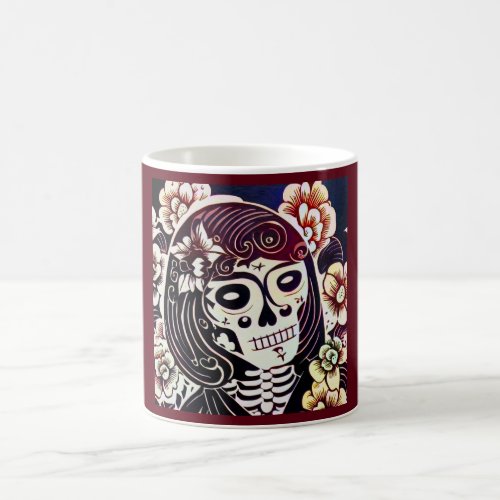 Day of the Dead Sugar Skull 2 Coffee Mug