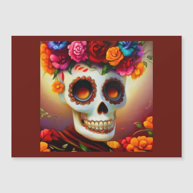 Day of the Dead Sugar Skull 4 (Front)