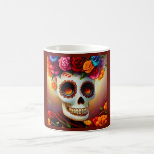 Day of the Dead Sugar Skull 4 Coffee Mug