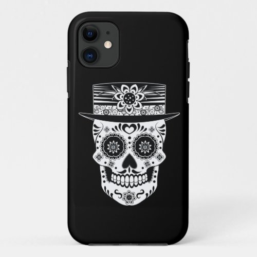 Day of the Dead Sugar Skull iPhone 11 Case