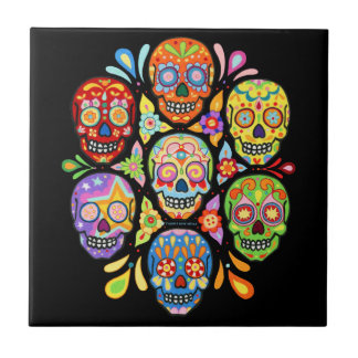 Skull Ceramic Tiles | Zazzle