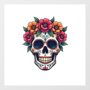 Day of the Dead Sugar Skull � Dia de los Muertos S Floor Decals