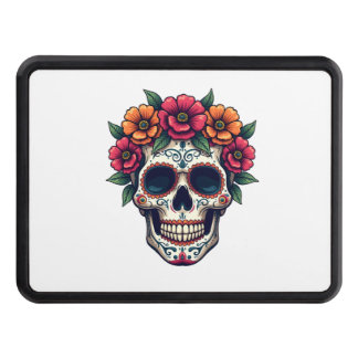 Day of the Dead Sugar Skull – Dia de los Muertos S Hitch Cover