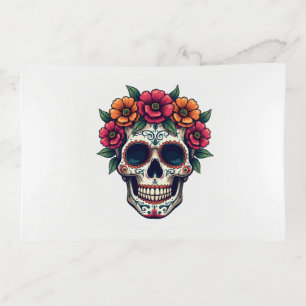 Day of the Dead Sugar Skull � Dia de los Muertos S Trinket Tray
