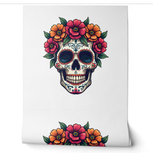 Day of the Dead Sugar Skull � Dia de los Muertos S Wallpaper