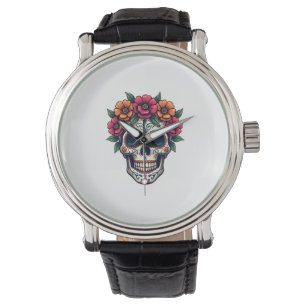 Day of the Dead Sugar Skull – Dia de los Muertos S Watch