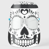 Day of the Dead Sugar Skull Face Shield (Front)