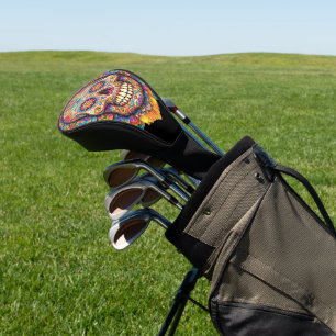 Day of the Dead Sugar Skull Golf Head Cover
