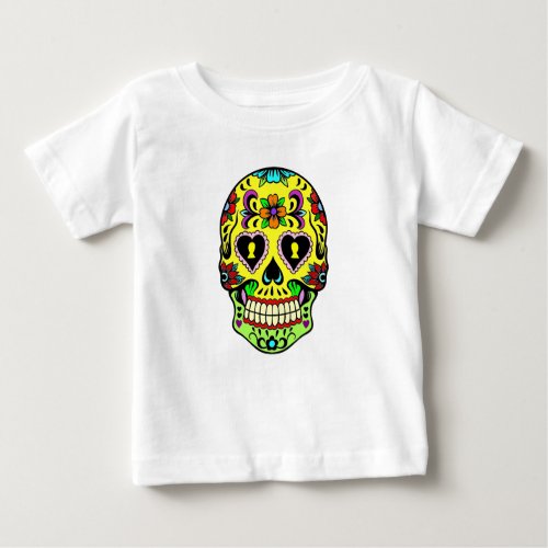 Day of the Dead Sugar Skull Infant T_Shirt