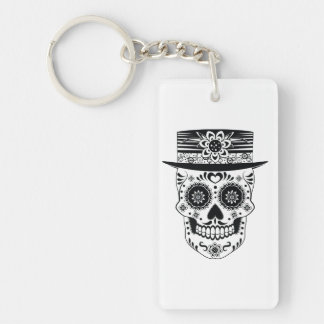 Day of the Dead Sugar Skull Keychain