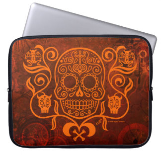 Day of the Dead Sugar Skull Laptop Sleeve