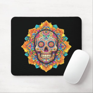 Day of the Dead Sugar Skull Mouse Pad
