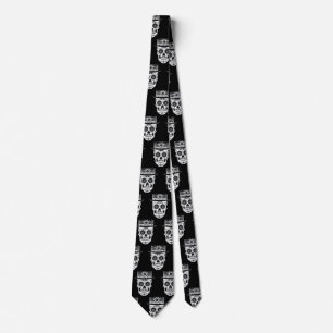 Day of the Dead Sugar Skull Neck Tie