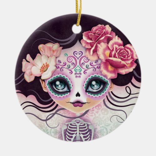 Day of the Dead Sugar Skull Ornament