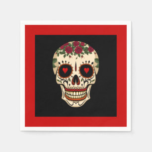 Day of the Dead Sugar Skull Paper Napkins