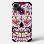 Day Of The Dead Sugar Skull Pink Iphone 13 Case at Zazzle