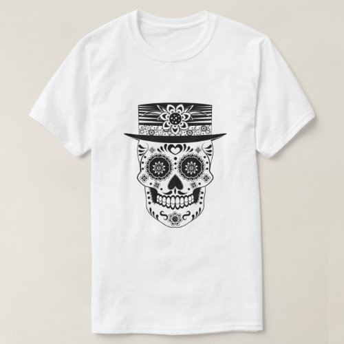 Day of the Dead Sugar Skull T_Shirt