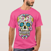 San Francisco Football Helmet Sugar Skull Day Of The Dead T-Shirt