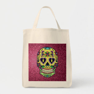 Day of the Dead Sugar Skull Tote Bag