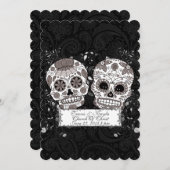 Day Of The Dead Sugar Skull Wedding Or Party Event (Front/Back)