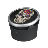 Day of the Dead Sugar Skull with Rose Bluetooth Speaker (Side)