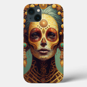 Day Of The Dead Sugar Skull Woman iPhone 13 Case