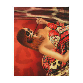 Day of the Dead Sugar Skull Wood Wall Art