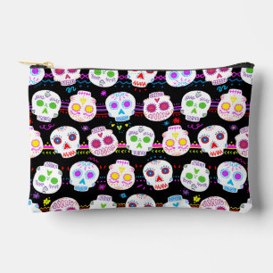 Day Of The Dead Sugar Skulls Accessory Pouch