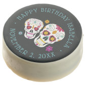 Day of the Dead Sugar Skulls Kids Birthday Party Chocolate Covered Oreo (Angled)