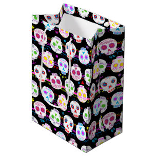 Day of the Dead Sugar Skulls Medium Gift Bag