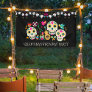 Day of the Dead Sugar Skulls Personalized Banner