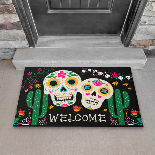 https://rlv.zcache.com/day_of_the_dead_sugar_skulls_welcome_doormat-r_7c8xq0_307.jpg