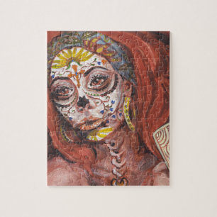 Day of the Dead Tarot Fortune Teller Jigsaw Puzzle