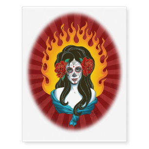 Day of the Dead Temporary Tattoos