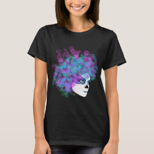 Day of the dead - thoughts are free real art bubbl T-Shirt