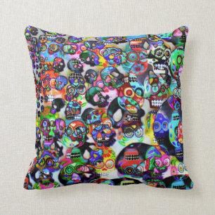 Day Of The Dead Throw Pillow