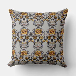 Day of the Dead throw pillow