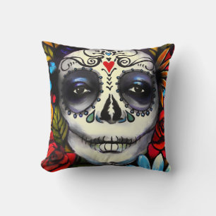 Day of the Dead Throw Pillow