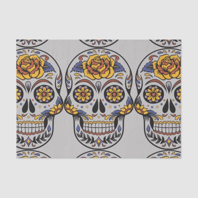 Day of the dead tissue paper (Front)
