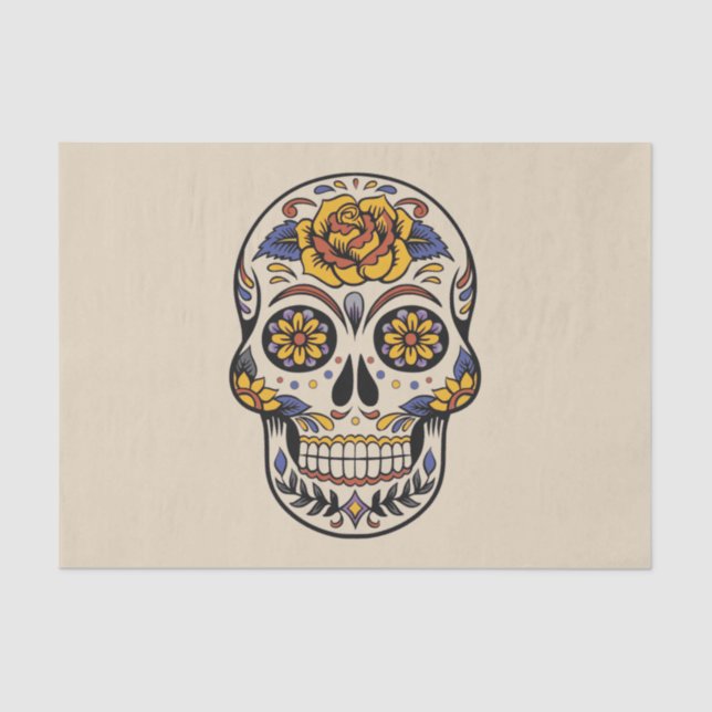 Day of the dead tissue paper (Front)