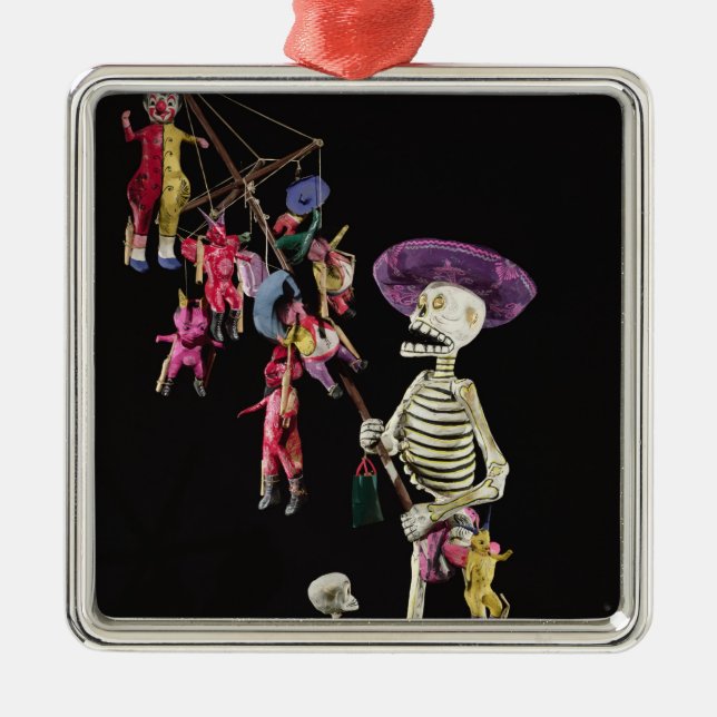 Day of the Dead: Toy Peddler, from Oaxaca Metal Ornament (Front)