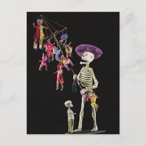 Day of the Dead Toy Peddler from Oaxaca Postcard