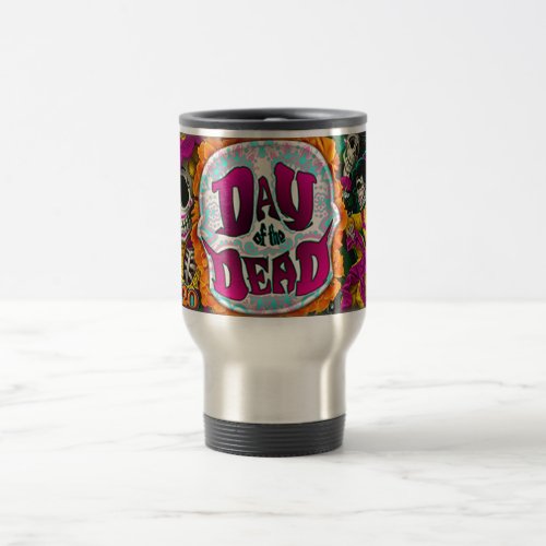 Day of the Dead Travel Mug