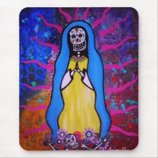 DAY OF THE DEAD VIRGEN GUADALUPE MOUSE PAD