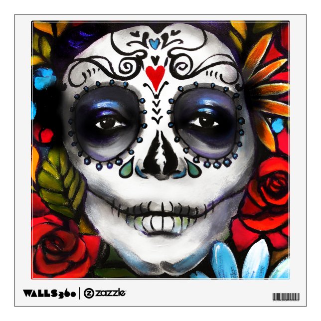 Day of the Dead Wall Decal (Front)