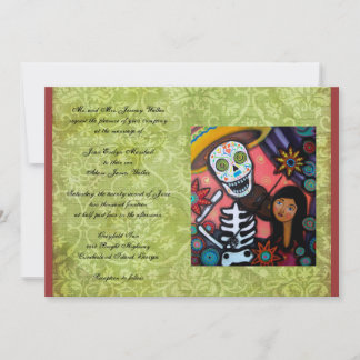 Day of The Dead Wedding Invitation