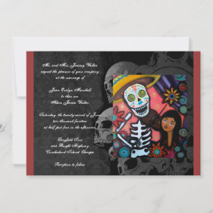 Day of The Dead Wedding Invitation