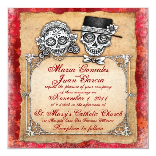 Day Of The Dead Invitations 10